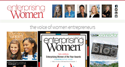 Desktop Screenshot of enterprisingwomen.com
